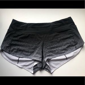 Lululemon RARE Ombré Speed Up Shorts Size 6